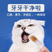 Kitty Mouth Smells Toothbrushes Toothbrushes Finger Sleeves Pet Pooch Mouth Toothbrushes Toothpaste Clean Teeth Wet Wipes Teeth Cleaning Supplies
