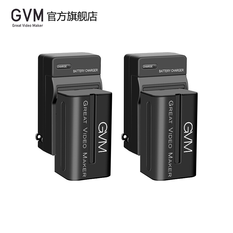GVM F750/550/970电池索尼佳能相机电池滑轨摄影补光灯射灯监视器通用电池