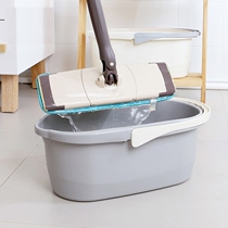 Bucket belt wheel removable washing mop bucket Household plastic shabu-shabu mop bucket Mop floor thickened large capacity mop bucket