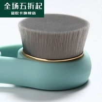Nano bamboo charcoal washing brush manual soft fiber cleaning brush hand cleaning brush deep pore cleaner