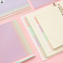Notebook Classification Layered 8 Loosebook Pagered Paper Pagered Paper Folder Portable Labeling Index