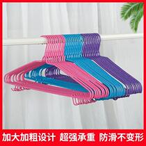 Dough hangers household thickened clothes dormitory clothes hangers clothes adhesive hook plastic non-marking adult clothes rack