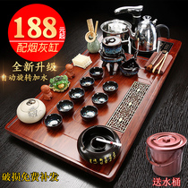 Kung Fu tea set home living room office meeting coffee table tea table with kettle integrated automatic tea tray