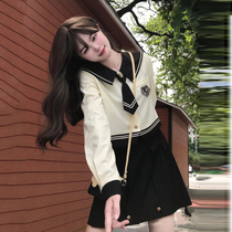 Girls Sare full jk uniform skirt genuine autumn and winter children Primary School students Showa school uniform set high school students