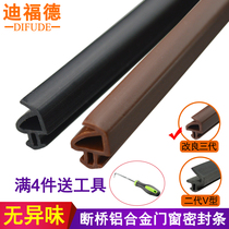 Security door bedroom window screen stickers doors and windows sealed fixed dust retaining bar anti-mosquito single cold
