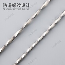 Bar spoon long stainless steel long handle full set of milk tea shop special bar more spoon short Bar double head 12 inch bar spoon 32cm