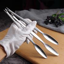 18-10 Stainless Steel Eat Crab Tools Seafood Spoon Crab Needle Seafood Fork Exfoliate Crab Shell Eat Shrimp Exfoliating Spoon Fork