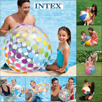Toy inflatable ball Beach ball Childrens early education swimming water polo plastic ball Water childrens game Watercolor lawn ball