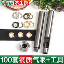 Snap button hollow core fisheye gasket buckle Willow nail pressure buckle shoe eye hole new product buckle air eye buckle