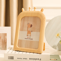 Creative 7 Inch Nordic Ins Wind Frame Swing Table Children Cartoon Desktop Small Pendulum hanging wall photo photo frame