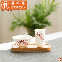 Accessories smell Cup Jade white porcelain smell cup tea cup single Cup kung fu tea ceremony tea ceremony tea set purple sand tea cup