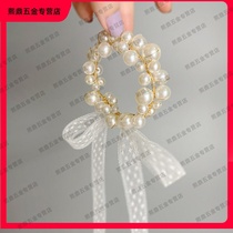 Golden Pearl Bridesmaid Wrist Flower Girl Wrist Flower Ornaments Little Flower Girl Watch Dancing Chorus Birthday Accessories