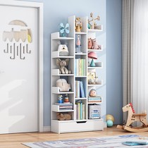 Bookshelf Shelf shelf floor home bedroom wall space saving simple small book storage rack integrated bookcase