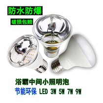 Toilet Light Warm Bath Bully Middle Lighting led3w Small Bulb Pup 40w Tungsten Wire Glass Bulb r63e27 screw mouth