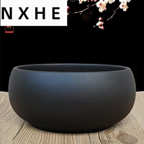 Purple sand ashtray large large large large home living room fashion office atmosphere very simple new Chinese Zen