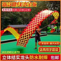 Dragon dance ribbon Fitness Square Dragon play Children throw dragon color dragon color strip Beginner adult Middle-aged dragon play program