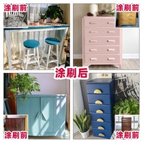 Triple varnish water-based wood lacquered solid wood old furniture modified wood brushed door paint renovated wood household paint self-brush