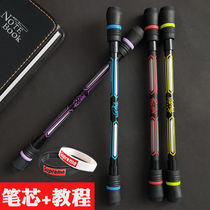 Turn pen for beginners Super special steel ball weighted anti-fall turn pen Matte writing creative advanced rotary pen