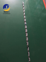 Pre-twisted wire connection strip for direct supply of aluminum stranded wire by manufacturer