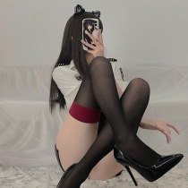 Fishing net socks lace lace lace sexy sexy woman easy tear pants high waist black filament pitch pitch over knee control socks