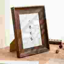 Photo frame table simple small 6 inches 7 inches 10 photo studio photo wall decoration handwritten calligraphy calligraphy and painting photo frame