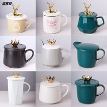 Creative ceramic cup cover mug tea cup round universal accessories cover large diameter water cup cover single sale