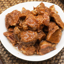 Red-burned beef canned and pork pork products ready-to-eat convenient food outdoor fast food canned 100g*30