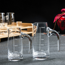 Household liquor dispenser set for hotel use with graduated wine bottle crystal glass red wine tie pot trumpet Gongdo Cup