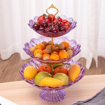 Fruit plate plastic fall-proof new Chinese living room home 2021 new modern fruit plate atmosphere European high-end net red