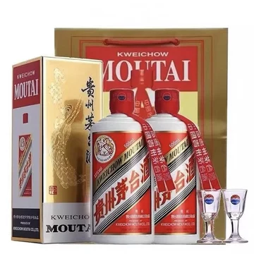 貴州茅台酒 飛天 アルコール53度500ml 2024年 箱付 ショットグラス2個