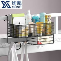 Bedside shelf College student dormitory storage artifact girls bedroom bed living on the school bed bunk bed side hanging basket