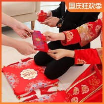 Chinese wedding chapel supplies wedding tea kneeling pad 1 pair of wedding worship Heaven and Earth bride seat new wedding seat pad