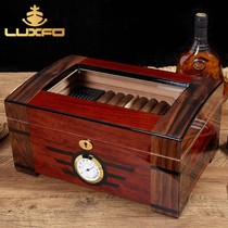 LUXFO Langyou cigar moisturizer cigar wet box Spanish Cedar Cedar cedar box cedar wood display box