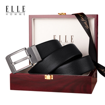 French elle homme leather strap men genuine leather needle buckle 2021 new belt male cow leather casual summer pants strap