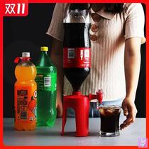 Stand upside down faucet water dispenser creative carbonated soda big bottle Cola drinking water fountain drink bottle open