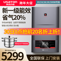 Ashonton gas wall-hung boiler condensing furnace first-level energy efficiency floor heating heater radiator 20 24 30KW
