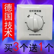 60 Minutes timing switch controller mechanical automatic power off 86 type water pump timing socket panel