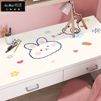 Desk mat Waterproof student learning homework writing desk mat Classroom desk surface oil-proof silicone tablecloth ins childrens bedroom