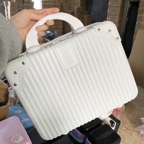 Cosmetic box 2021 new luggage portable female travel small small light plane storage box