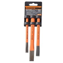 GD steel shield S080001 3 pieces set of cold chisel stone gouge stone chisel tip chisel flat chisel