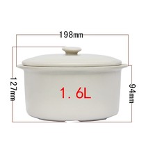 Microwave oven Ceramic rice cooker Stewed soup pot Multi-purpose special microwave utensils Rice pot steamed rice lunch box Large steamer