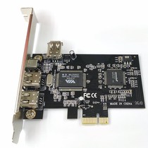 pcie to 1394 drive Free Fire wire card VIA chip PCI-E fire wire card DV acquisition card free drive acquisition card