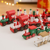 Christmas gifts creative kindergarten children Christmas Eve train scene props decoration ornaments Christmas gifts