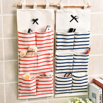 Refrigerator pendant side wall debris storage bedside rack put mobile phone bag small cloth bag hanging door hanging wall