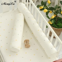Baby bed circumference cylindrical long strip pillow baby splicing bed soft bag anti-collision side sleeping pillow guardrail can be removed and washed