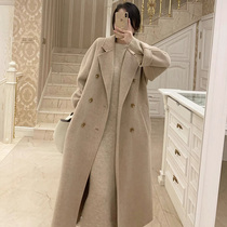 2021 Winter new Korean version of loose temperament goddess fan woolen coat high-end thin woolen coat women