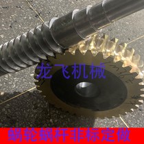 Specializing in the production of worm gear all kinds of machine tool mechanical parts turbine worm 0 9-20 mold various materials