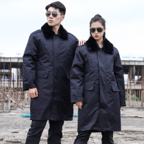 Winter Thickened New Military Cotton Coat Mens Army Meme Warm Clothing Warm Anti Chilling Security Training For Clothing Short black
