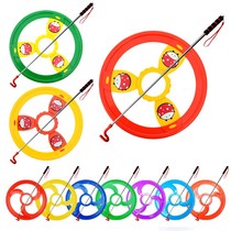 New kindergarten Hot Wheel color iron ring rolling iron ring outdoor sports sensory training parent-child toys