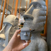 Huawei feeebuds3 pro Easter Island Statue Airpods2 Bluetooth Headset Protective Cover Creative pro Men and Women